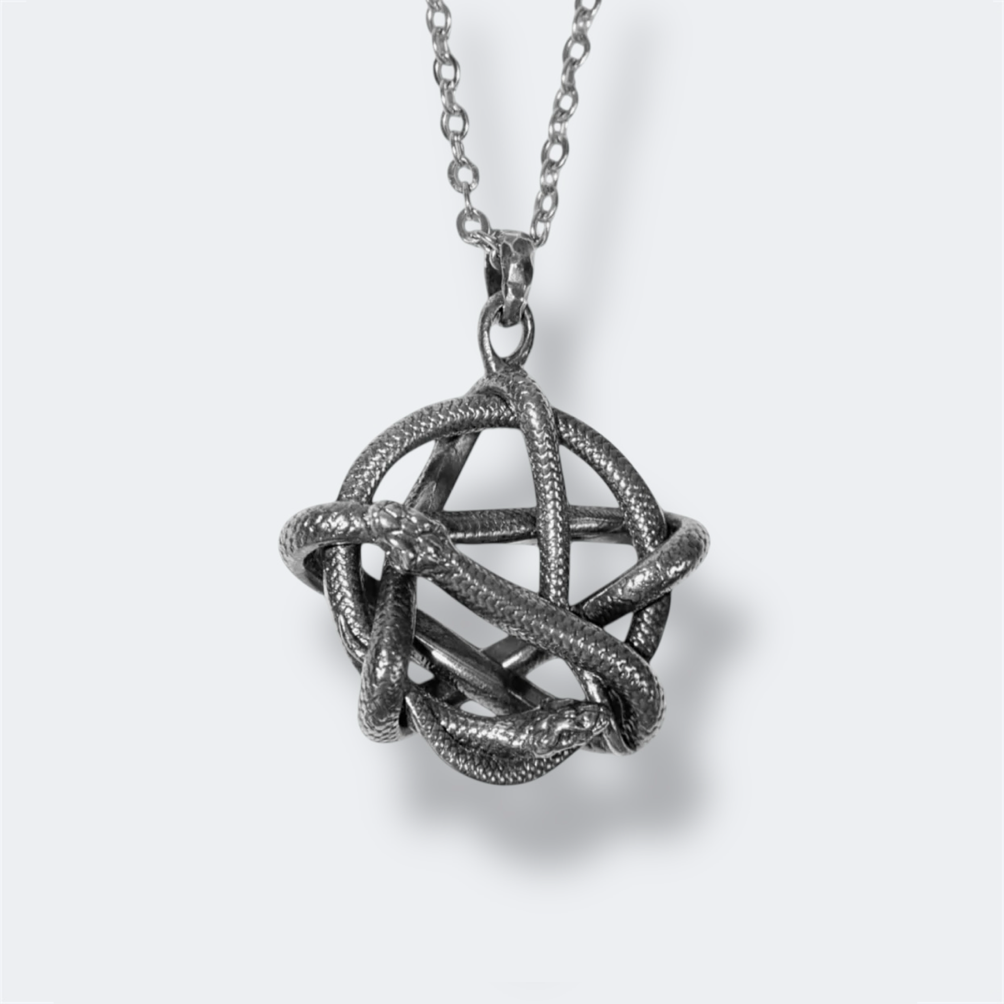 Snake Pentagram Pendant