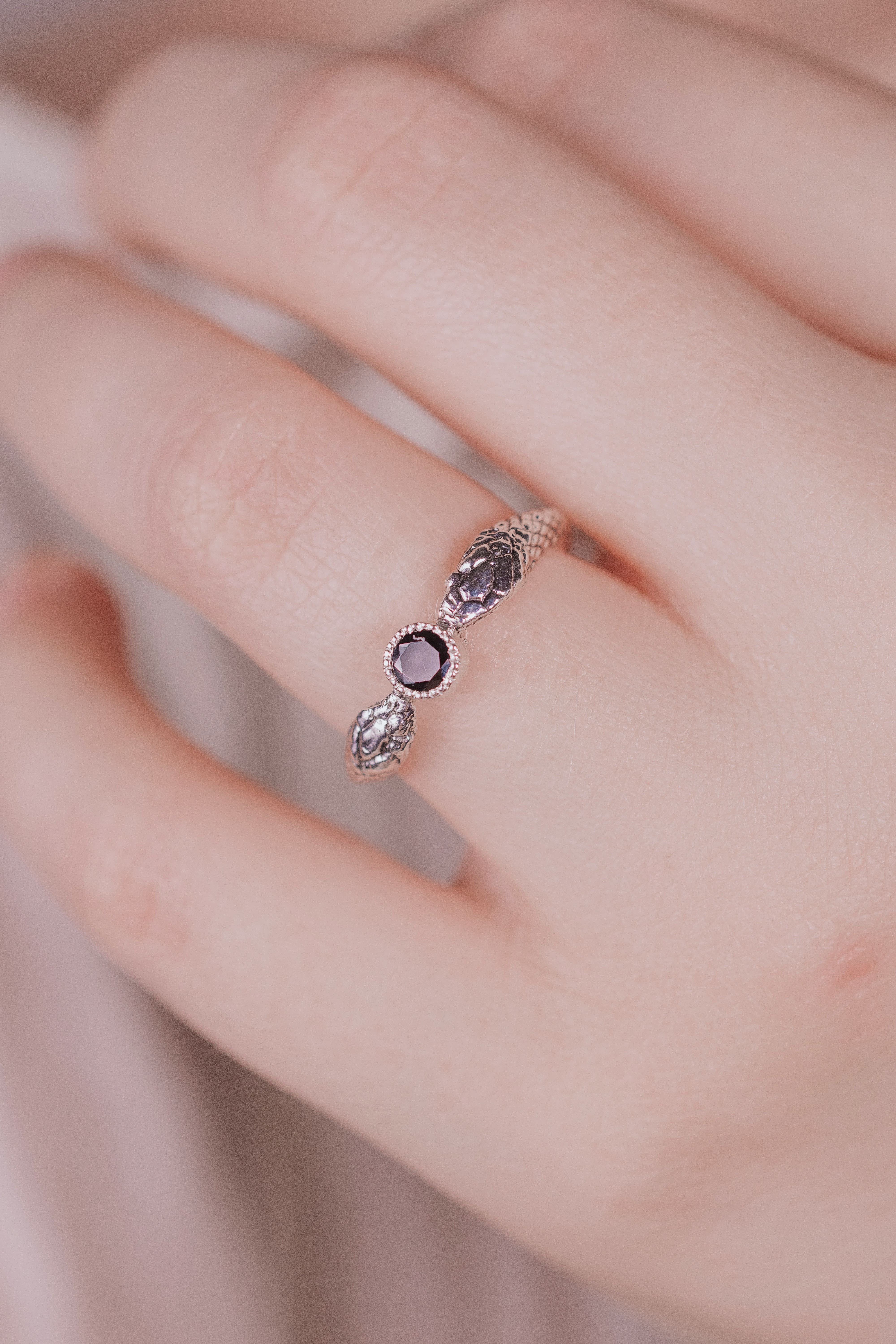 Dual Snakes Ring