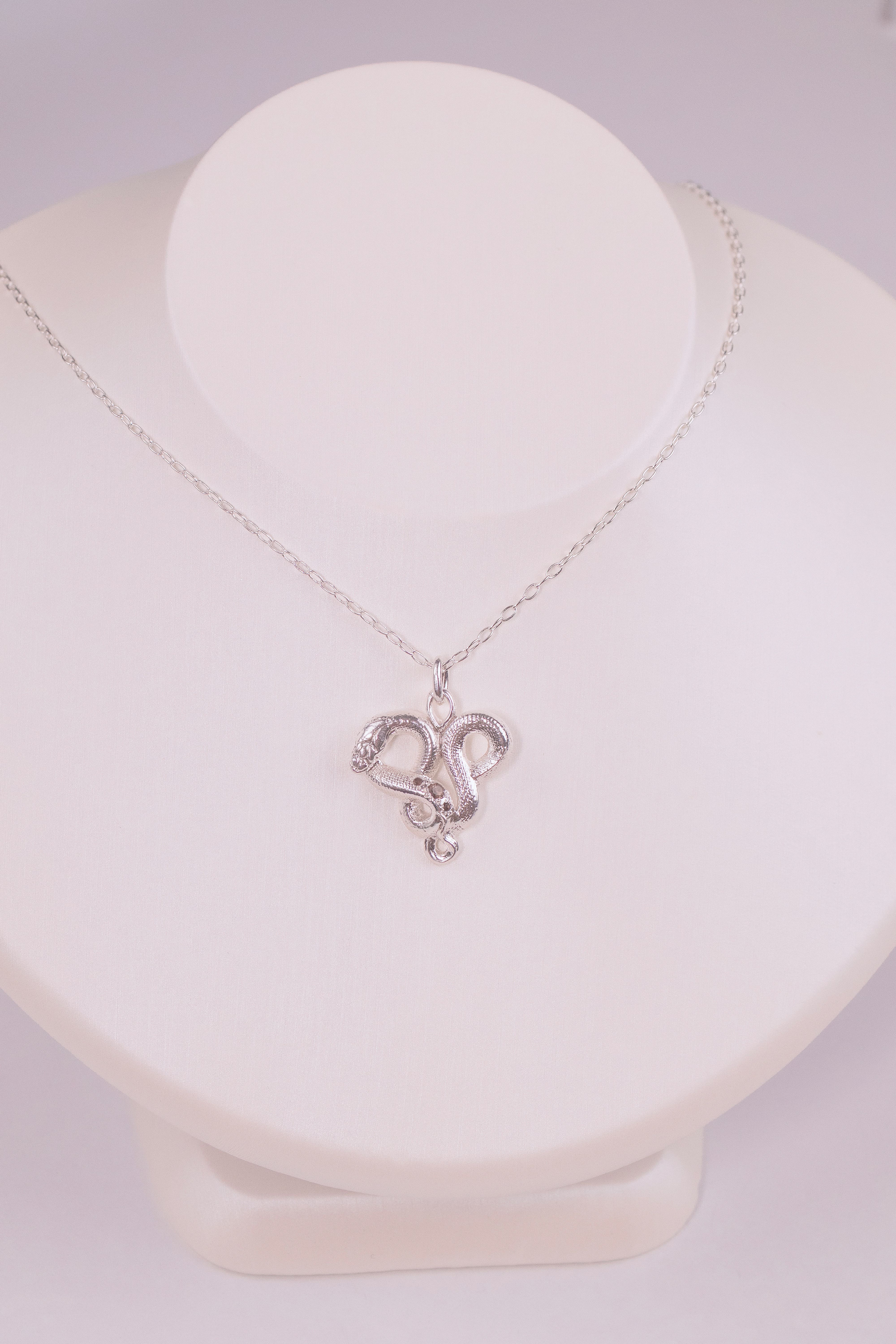 Snake Heart Pendant