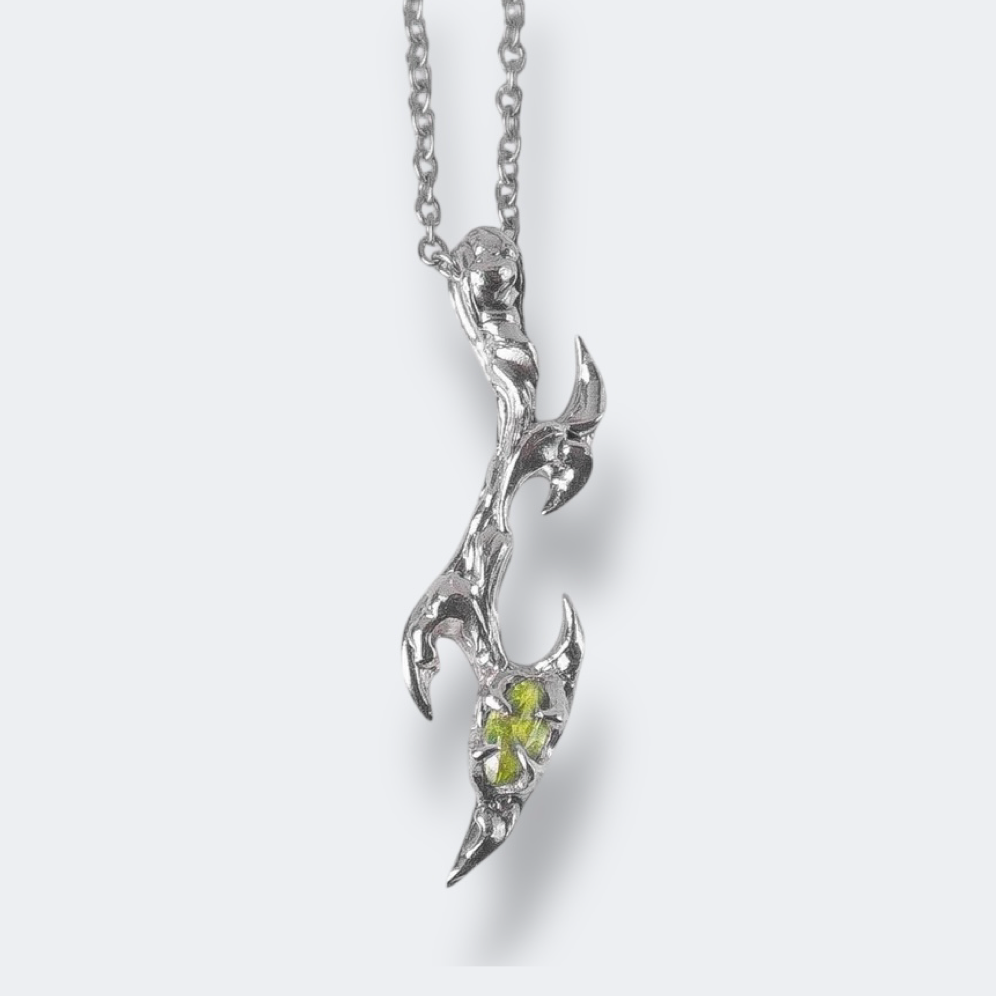 Tribal pendant with Peridot