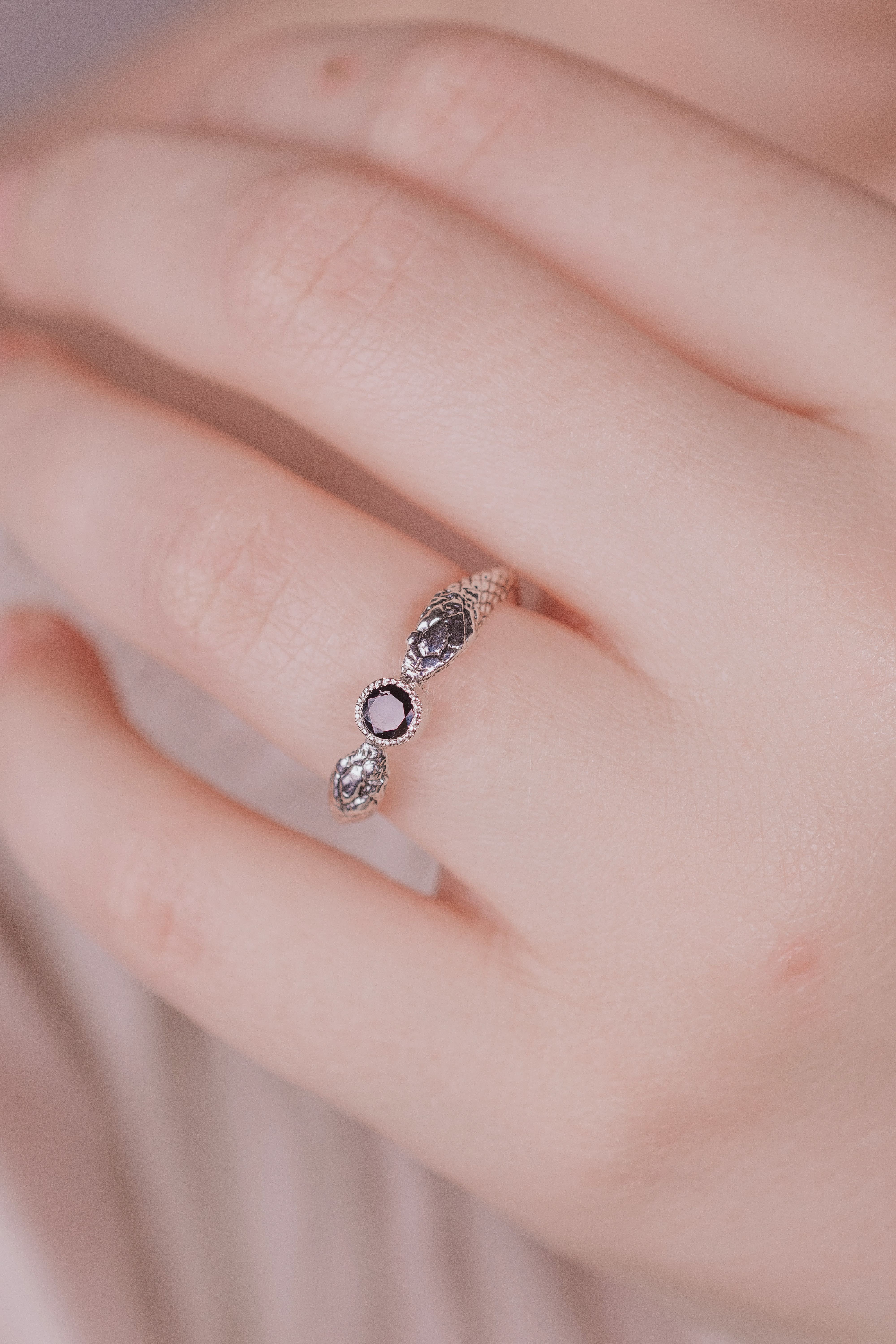 Dual Snakes Ring