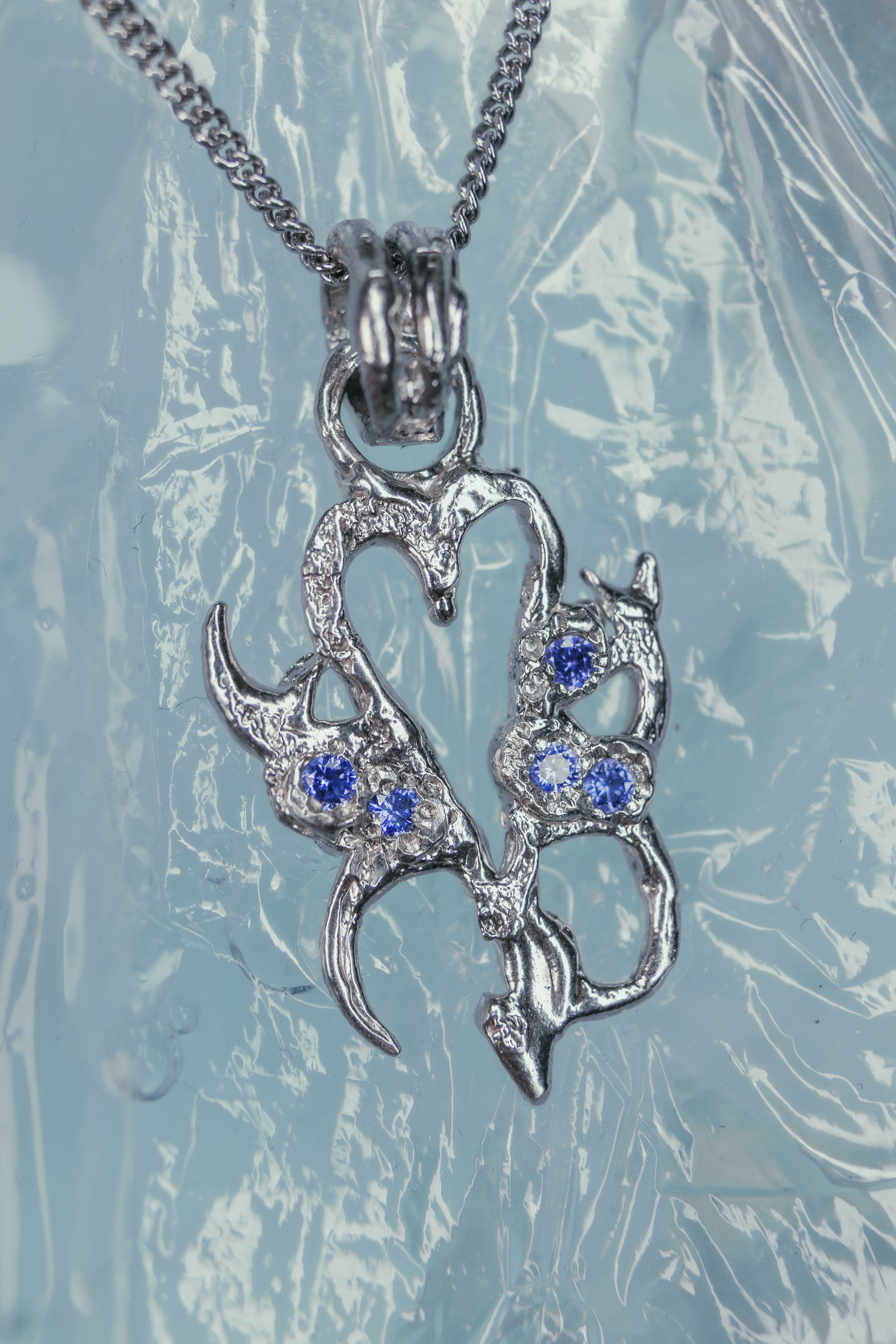 Starfall Heart pendant