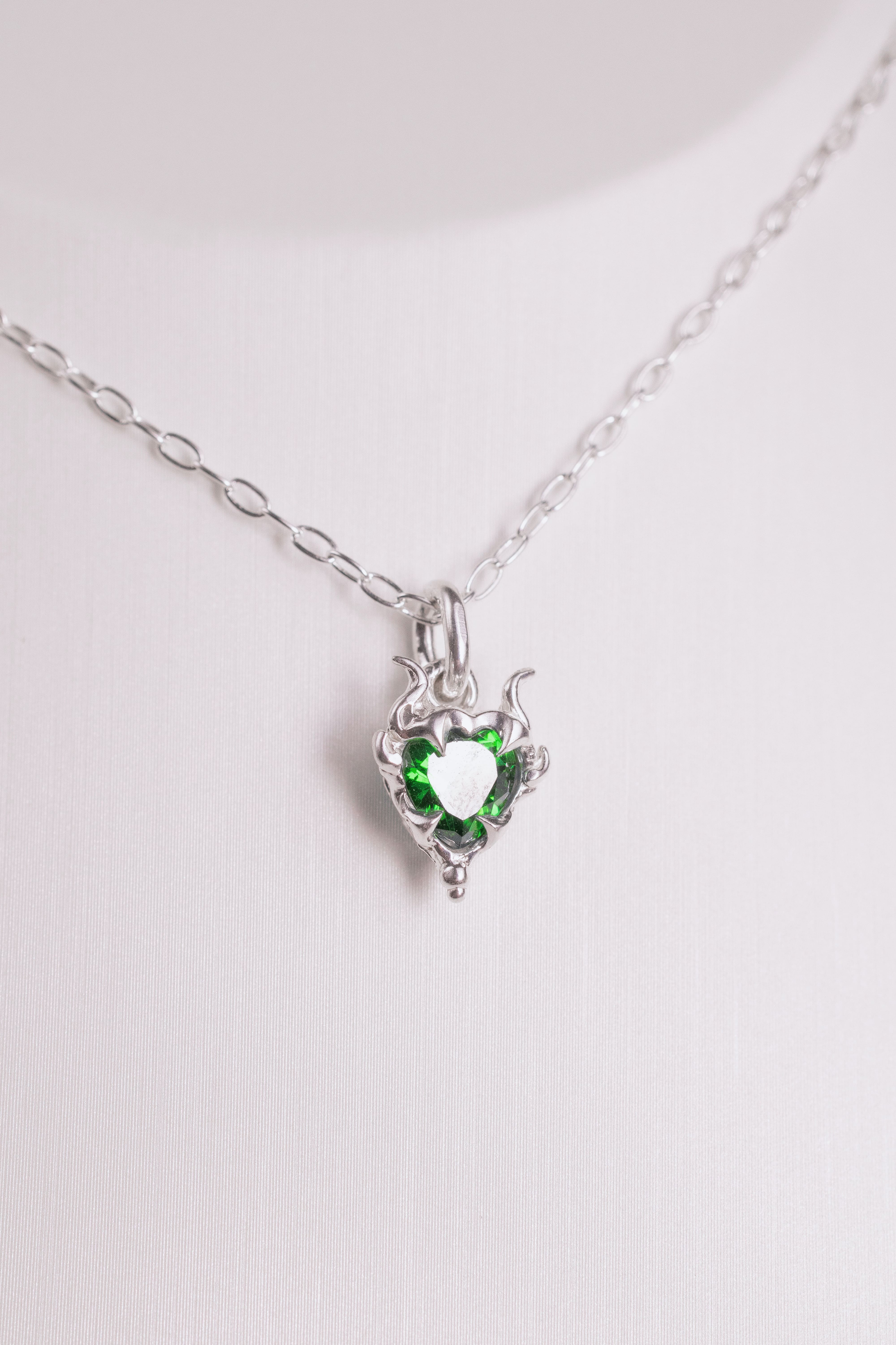 Green Lyra Pendant