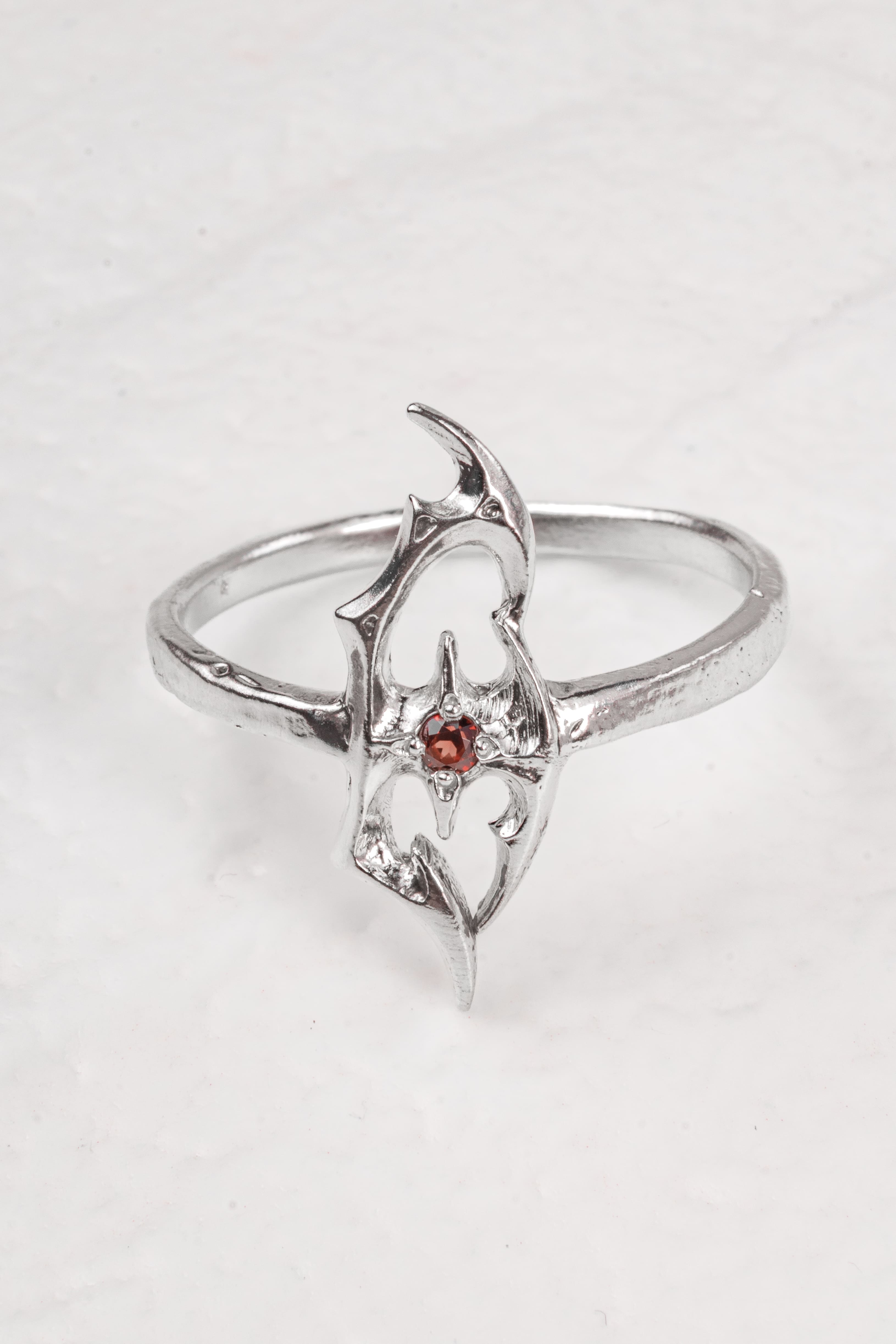Letter A Tribal Ring