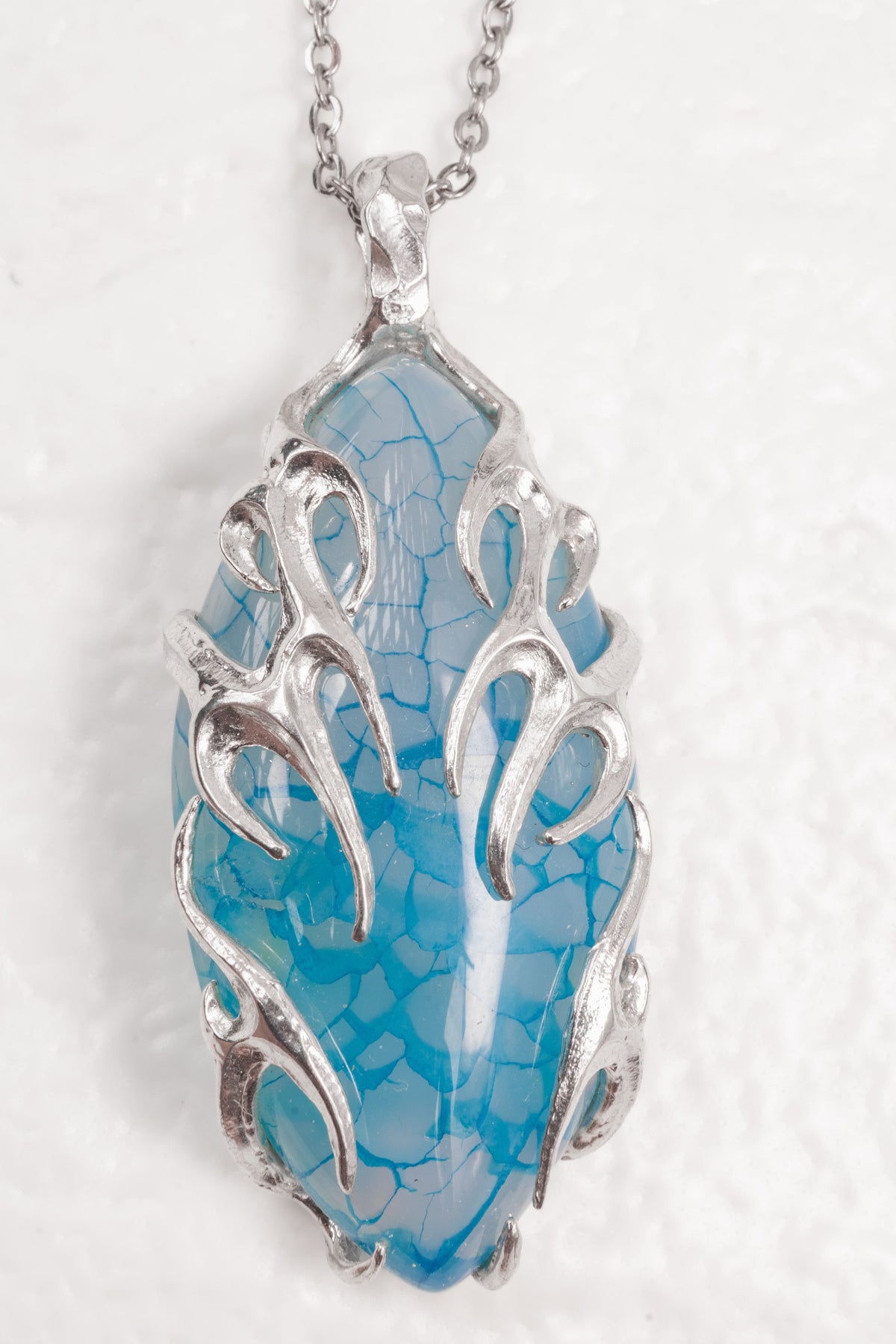 Tribal Pendant Dragon Vein Agate