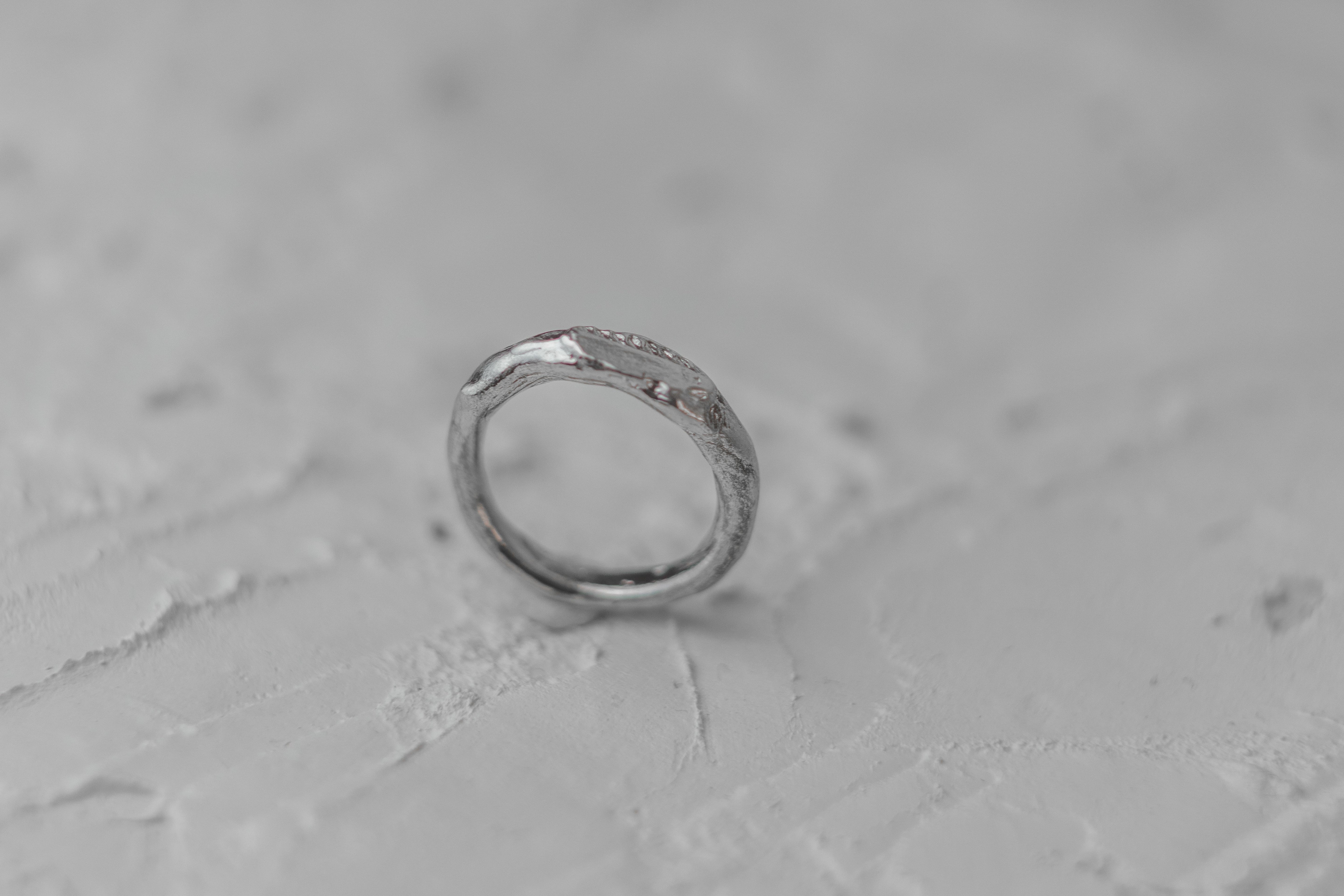 One-of-a-kind relief ring